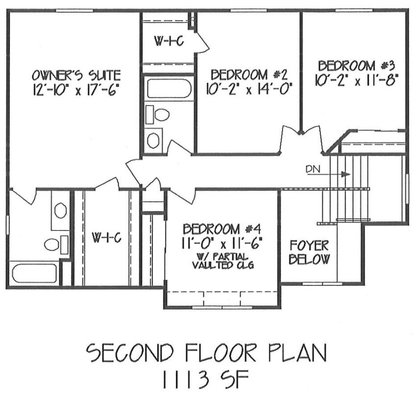 Bedford 2nd Floor Plan